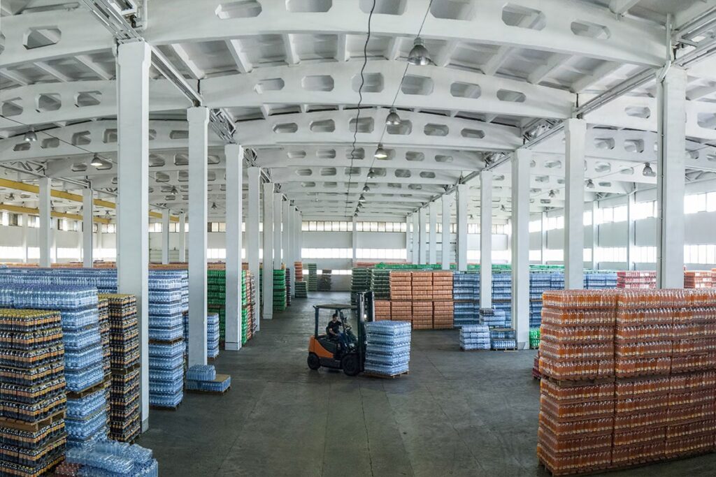 large warehouse in supply chain