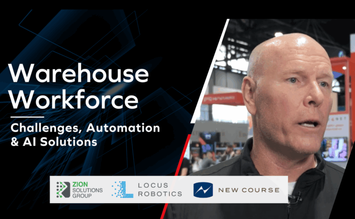 Warehouse expert talking about automation and robotics