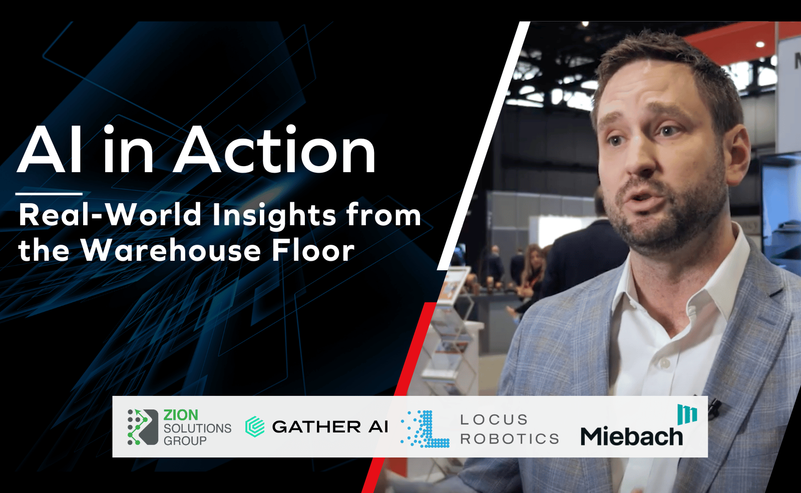 Supply Chain consultant talking about AI in the warehouse