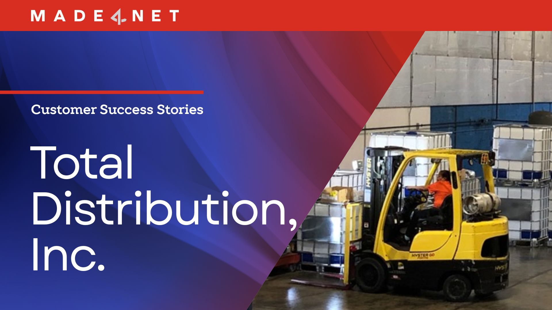 3PL Provider Total Distribution, Inc. Transforms With Made4net