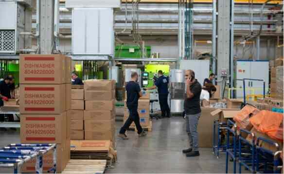 warehouse at work